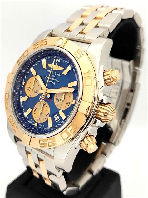 breitling chronomat 2 tone|breitling chronomat 42 men's watch.